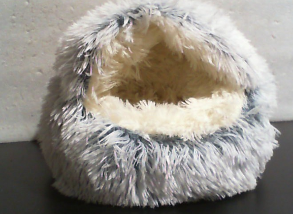 Nido para gatos, cama redonda y cálida para gatos, fácil de limpiar