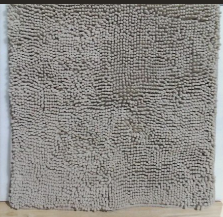alfombra o piso de baño de microfibra de chenille ( ARTICULO VIENE COMO SE MUESTRA EN LA SEGUNDA IMAGEN SOLO VIENE UNA PIEZA