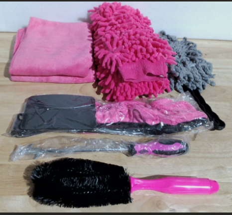 kit completo de detallado y limpieza interior para automóvil, ( CONTIENE 34 PIEZAS ) ARTICULO VIENE COMO SE MUESTRA EN LA SEGUNDA TERCERA Y CUARTA IMAGEN )