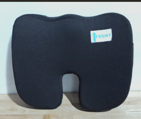 Cojín Ortopédico de Espuma Viscoelástica (Memory Foam Seat Cushion) articulo viene como se muestra en la segunda y tercera imagen )
