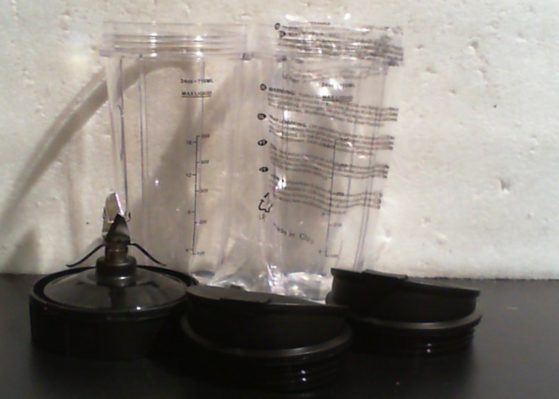 Vaso y 7 cuchillas de repuesto para licuadora Ninja, compatibles con las licuadoras Ninja