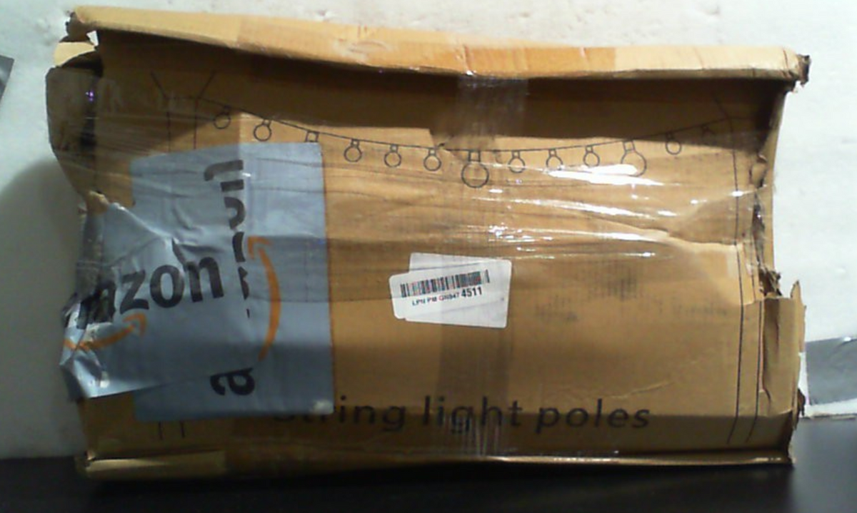 AHRLHR Paquete de 4 postes de luz para guirnaldas