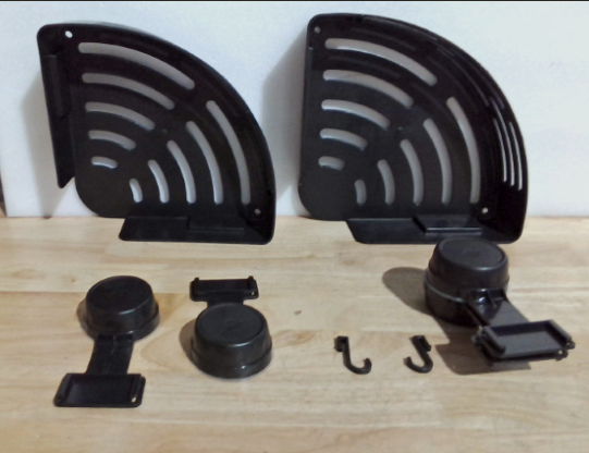 organizador de ducha esquinero con sistema de ventosas de alta resistencia (Suction Cup Bathroom Corner Shelf)ARTICULO VIENE COMO SE MUESTRA EN LA IMAGEN 2 Y 3