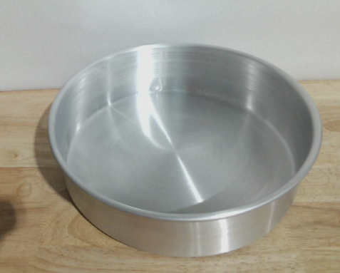 molde redondo de aluminio para repostería ( ARTICULO VIENE COMO SE MUESTRA EN LA IMAGEN 2