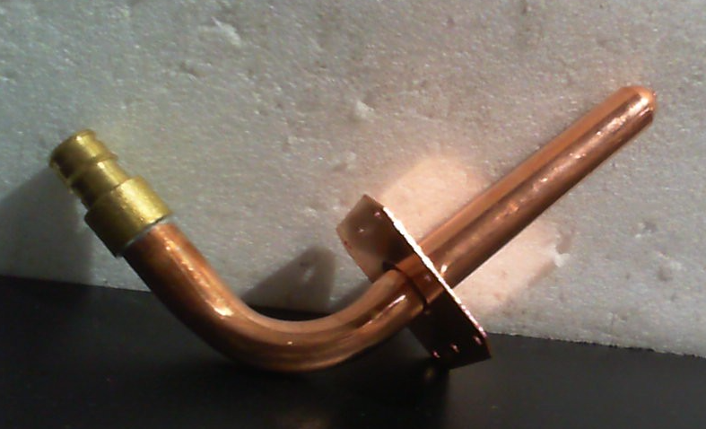 Paquete de 10 XFITTING Codo de expansión Pex A de 1/2" con brida, 3.5" x 6"