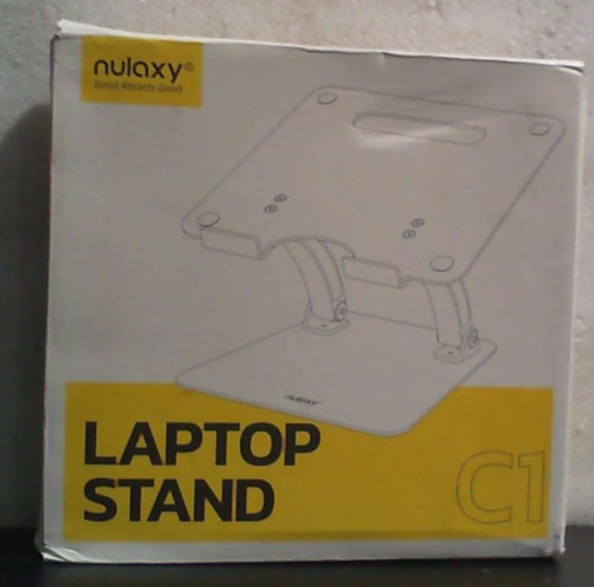 Soporte ergonómico ajustable para portátil Nulaxy, plegable doble.