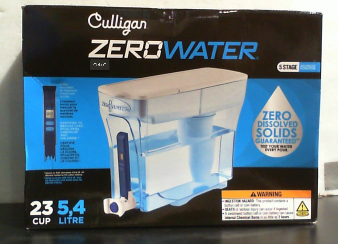 Sistema de filtro de agua ZeroWater de 5,4 litros