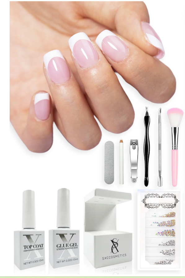 Kit de inicio de uñas postizas SXC Cosmetics X-Pro Tips