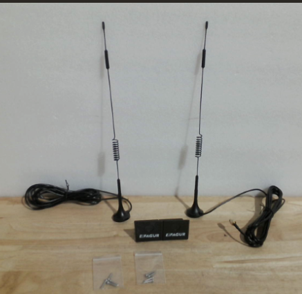 kit de antenas omnidireccionales con base magnética y bobina central ARTICULO VIENE COMO SE MUESTRA EN LA IMAGEN 2