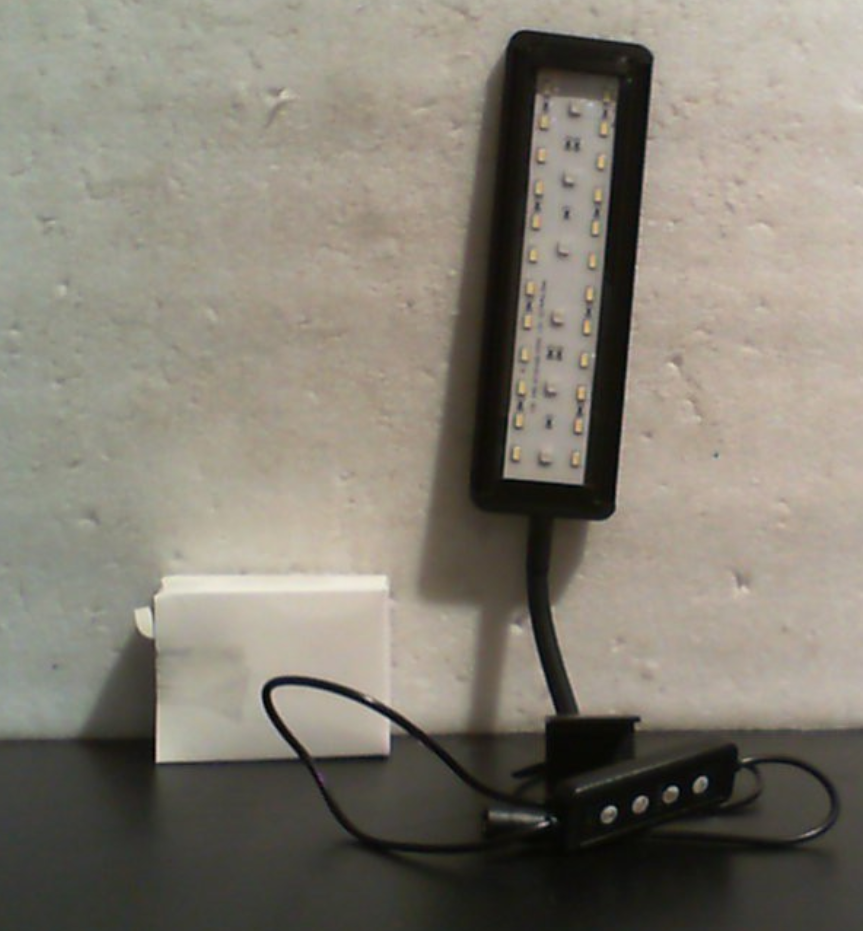 fishkeeper Luz de acuario con clip, luz de tanque de peces de modo 24/7