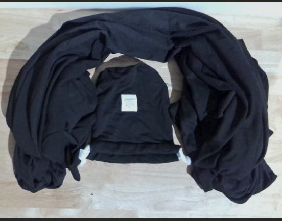 fular elástico de porteo para bebés (Baby Wrap Carrier ( ARTICULO VIENE COMO SE MUESTRA EN LA IMAGEN 2 Y 3