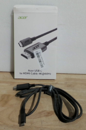 cable Acer USB-C a HDMI (modelo OCB245 o UC412) ( ARTICULO VIENE COMO SE MUESTRA EN LA IMAGEN 2