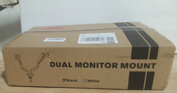 soporte de escritorio articulado para monitor doble (Dual Monitor Mount) ( ARTICULO VIENE COMO SE MUESTRA EN LA IMAGEN 2 ) VIENE SIN MANUAL