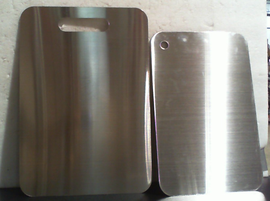 Juego de 2 tablas metálicas para cocina en diferentes tamaños
