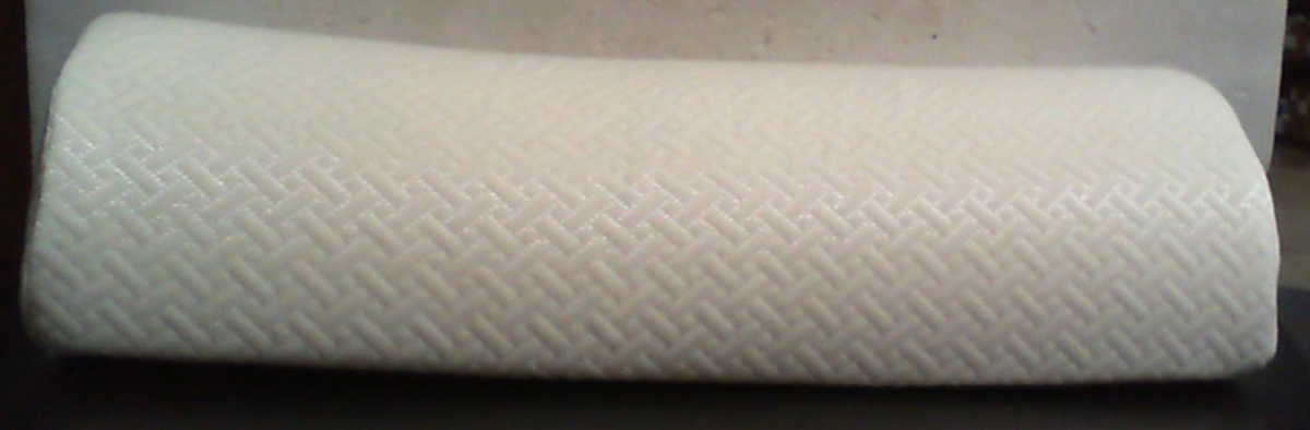 5 STARS UNITED Almohada de rodilla para dormir de espalda, almohada de media luna para piernas