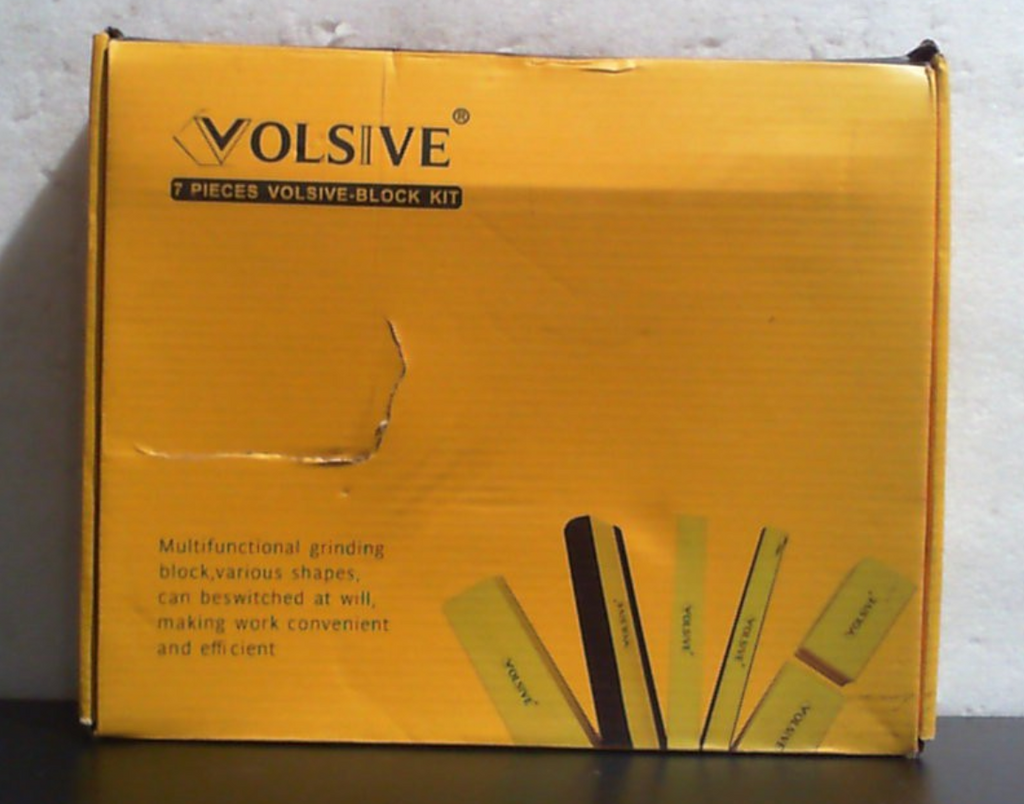 VOLSIVE Juego de 7 piezas de bloque de lijado manual, almohadilla de lijado manual rectangular de mano