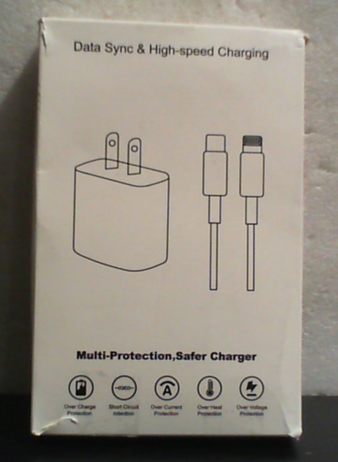 Set de 3 cargadores de pared y 3 cables blancos para carga y sincronización de datos