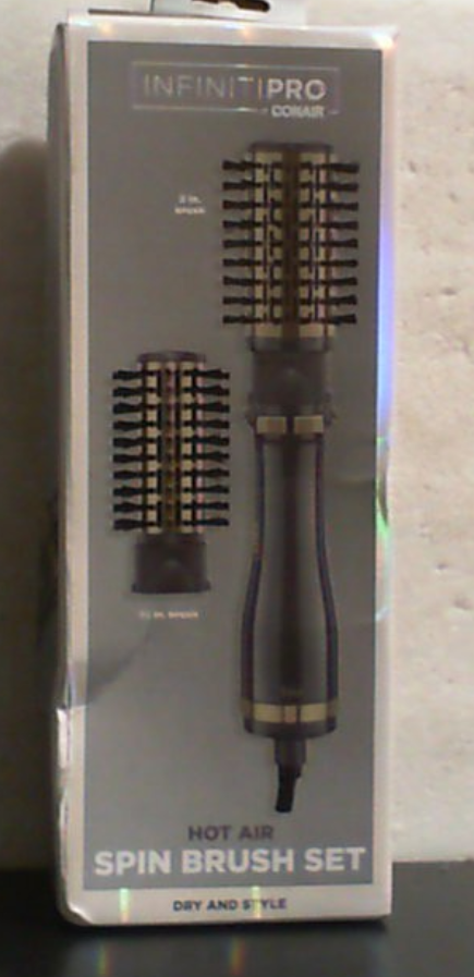 Peine redondo rotador para el cabello Infiniti Pro Spin Air, con aire caliente