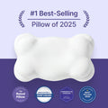 Mellow Almohada Cloud Alignment – Soporte Ergonómico para Cuello y Columna, Doble Altura, Relleno Ajustable