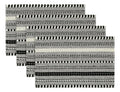 Juego de 4 Manteles Individuales Trenzados – 60% Poliéster 40% Algodón, Lavables, para Comedor Interior y Exterior