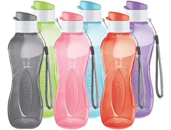 Botellas de Agua Milton para Niños 12 oz – Pack de 6 para Escuela y Actividades