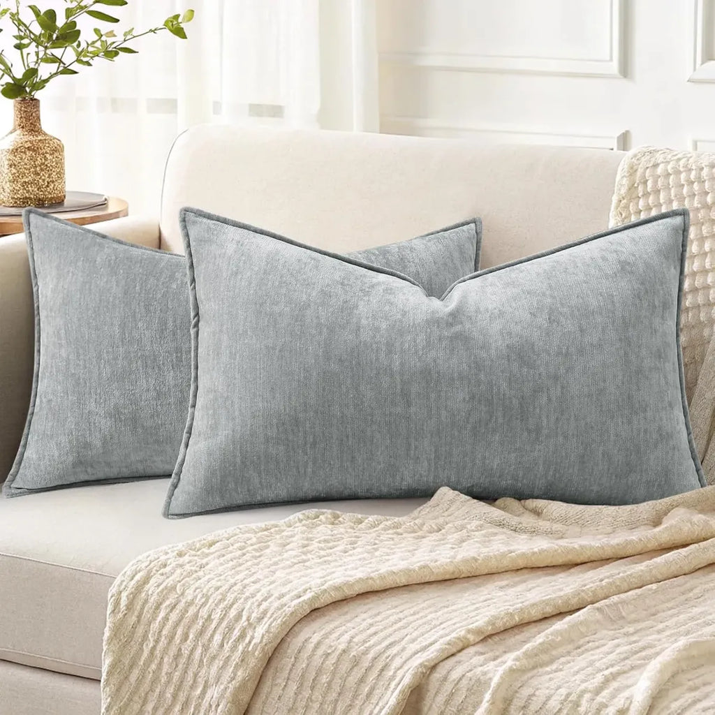Decoruhome - Fundas de Cojín para Sofá 12x20 Pulgadas Set