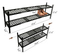 Zapatero Expandible 2 Niveles de Metal – Capacidad 18 Pares, Ajustable, Piso y Entrada