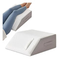 Almohada de elevación de piernas con cuña de espuma Megcxit Blanco