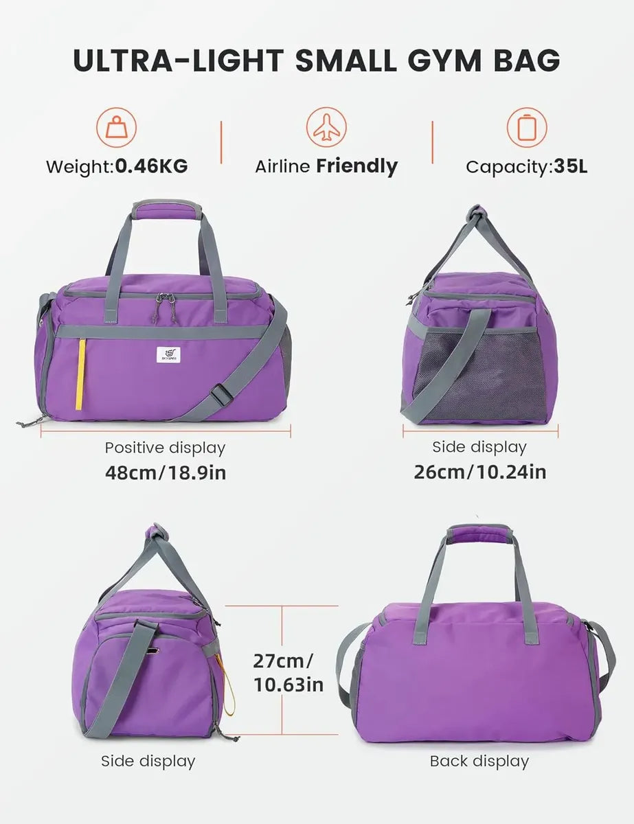 Bolsa De Gimnasio Con Compartimento Para Zapatos