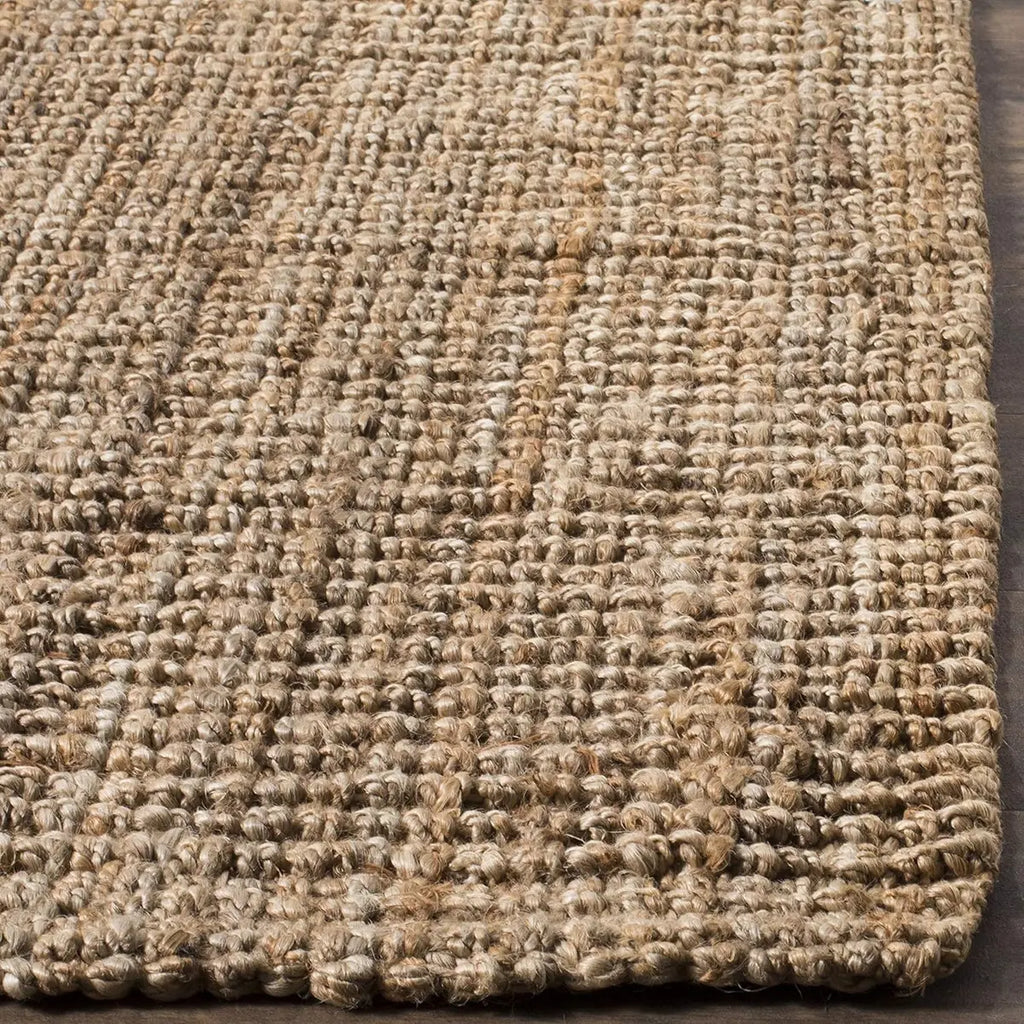 Alfombra Yute Natural Tejido Grueso Hecha A Mano