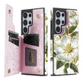 Funda Cartera Para Galaxy S23 Ultra Magnolia Flowers