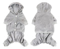 Abrigo para Perro Talla Mediana — Color Gris, Ropa de Abrigo Cómoda para Mascotas
