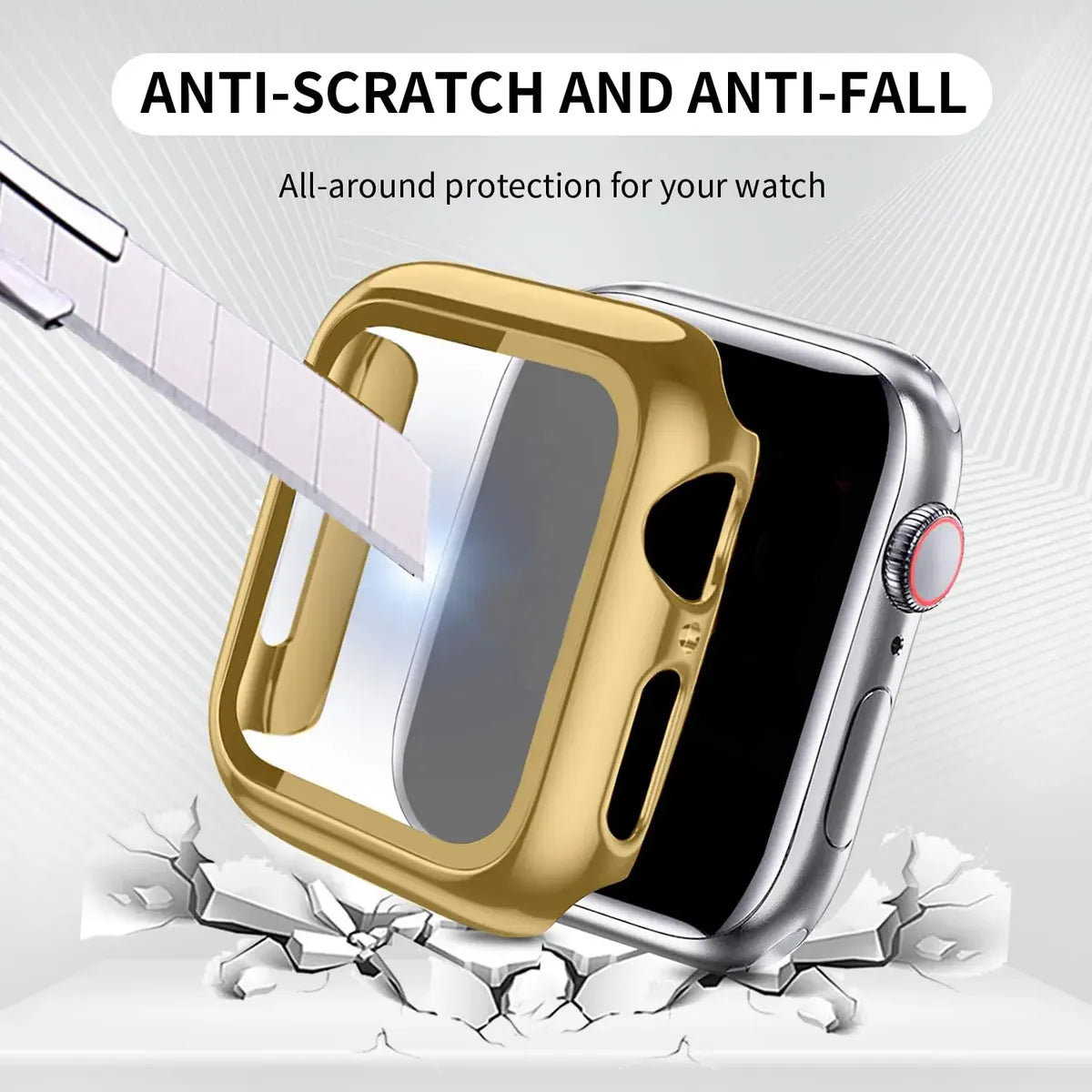 Banda y Caja de Acero Inoxidable REASDEN – Compatible con Apple Watch Ultra y Series 1–11, 38–49mm, Estilo Clásico Elegante