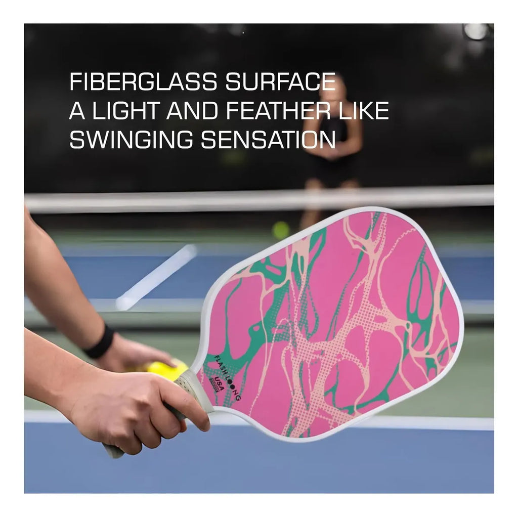 Flash Loong Set de 2 Raquetas de Pickleball – Kit Completo para Jugar