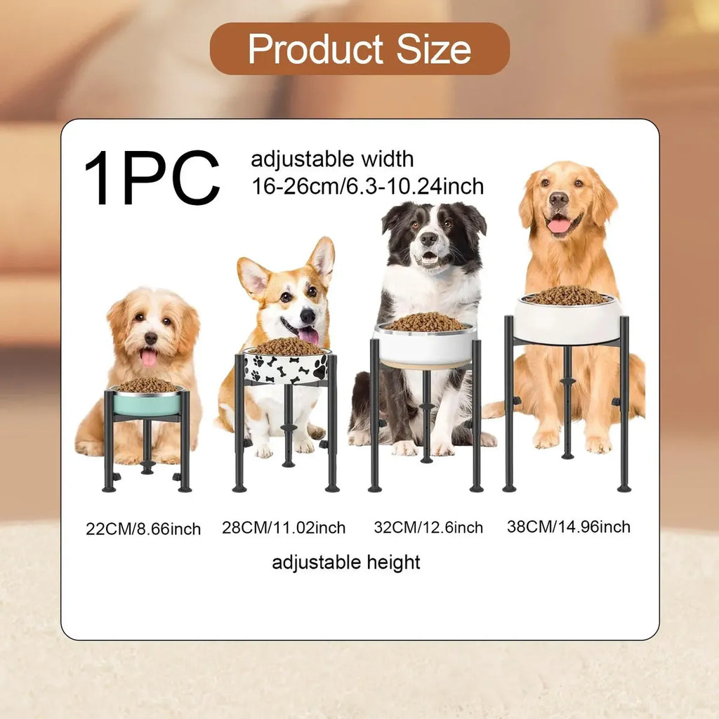 Soporte Elevado para Platos de Mascotas | Comedero y Bebedero Elevado para Perros y Gatos