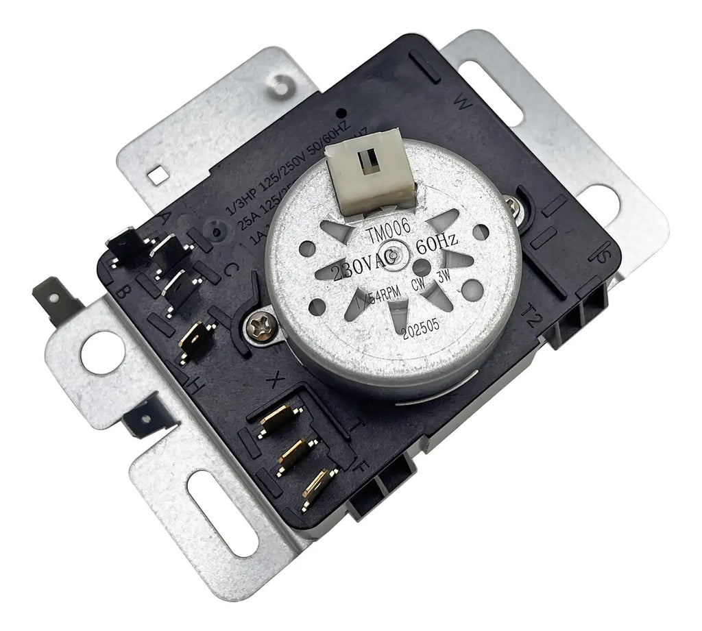 Temporizador de Secadora W10745655 W10857612 – Repuesto Compatible con Secadoras Whirlpool y Maytag