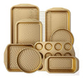 Set de Moldes para Hornear Antiadherentes Hongbake | 9 Piezas | Acero al Carbono