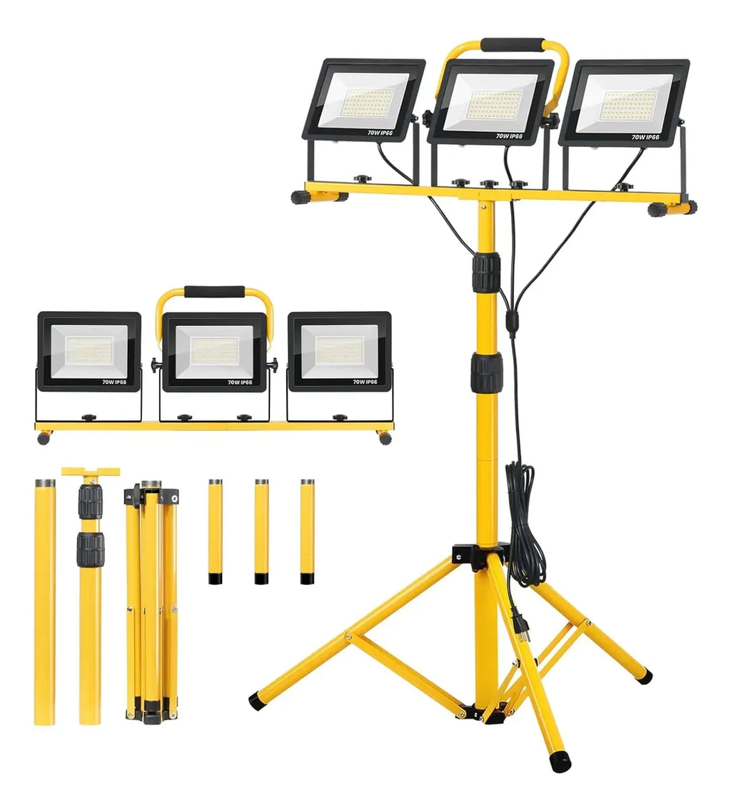 Luces De Trabajo Led De 21000 Lúmenes Con Soporte.