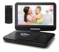 Reproductor DVD Portátil QGYDQH 10.1" – Pantalla Giratoria y Batería 4-6h