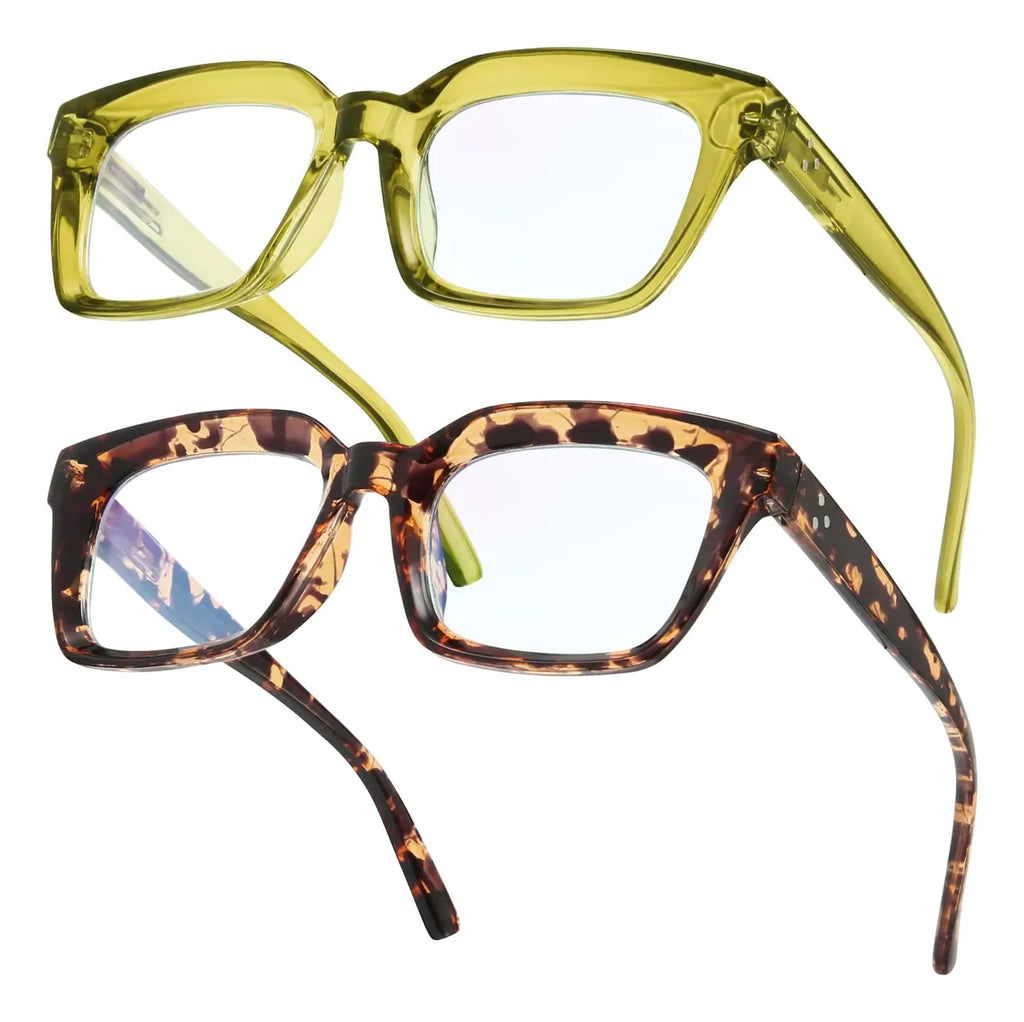 Gafas Iboann extragrandes para mujer que bloquean la luz azul