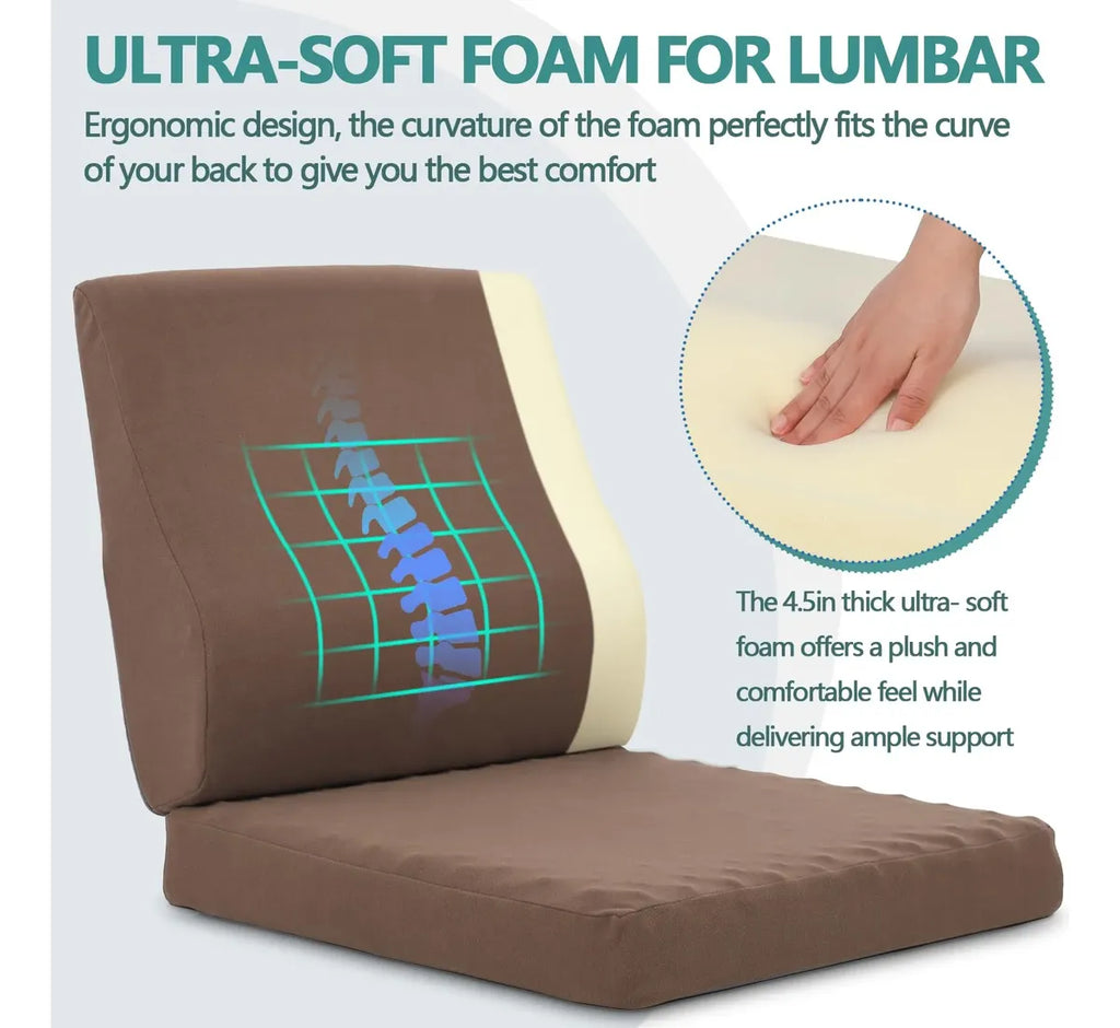 Shinnwa Apoyo Lumbar Espuma Ultrasuave Silla Sofá