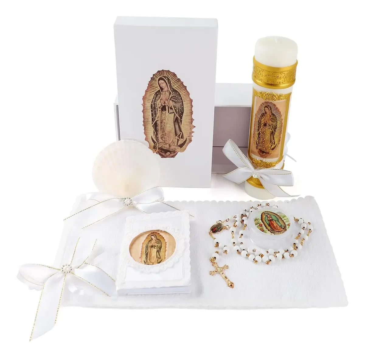 Velas De Bautismo Para Niños Y Niñas, 5 Pcs Kit De Bautismo