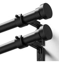 Barras para Cortina Ajustables 32-58" Yafex – Pack de 2, Color Negro