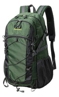 Mochila de Senderismo Plegable 40 Litros – Diseño en X, Ligera y Compacta