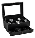 Caja Organizadora De Reloj Para Hombre Con 12 Ranuras