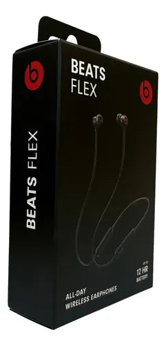 Auriculares Inalámbricos Beats Flex – Chip Apple W1, Bluetooth Clase 1, 12 Horas, Negro