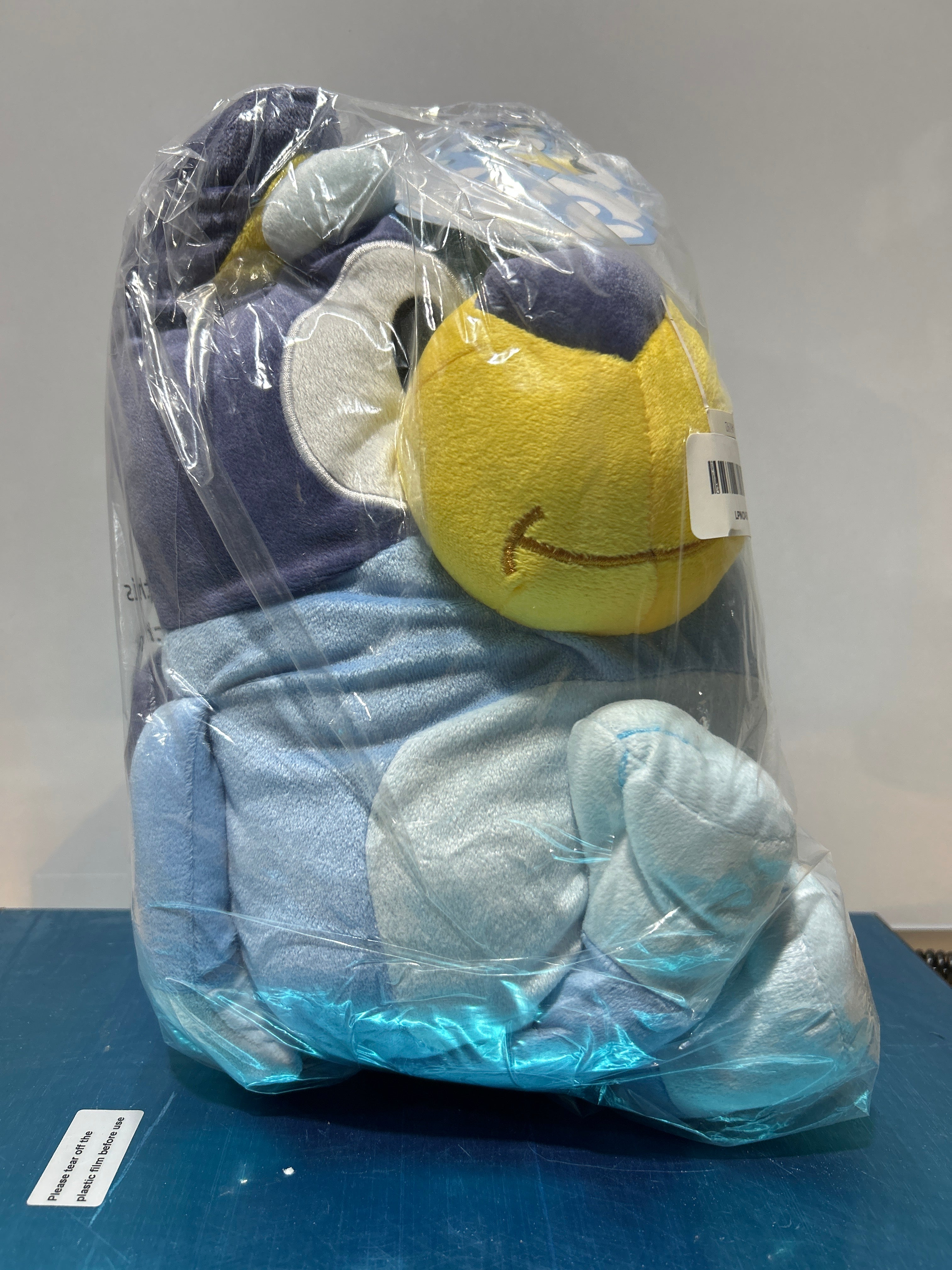 Almohada Jay Franco Plusg Buddy de microfibra de poliéster supersuave | Bluey, 48 cm 