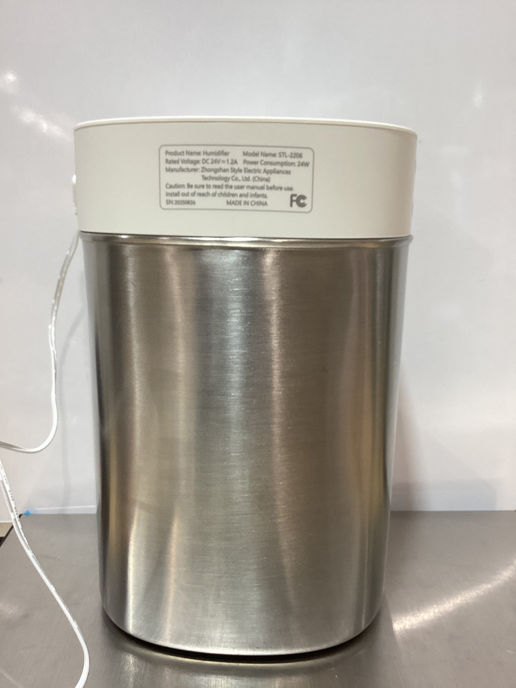 Humidificador de Acero Inoxidable 4L - Niebla Fría, Control Automático de Humedad, Difusor de Aceites Esenciales, para Habitación, Bebés y Plantas