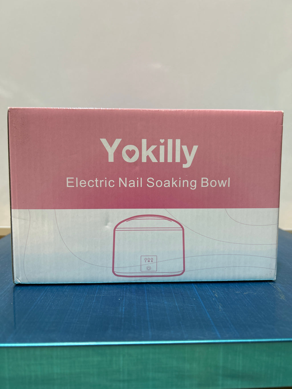 Yokilly Nail Soaking Bowl Heated: Three-Level Temperature Control Nail Soak Off Bowl for Nail Enthusiasts Beginner - Electric Manicure Nail Remover Bowl 50% Faster for Home Salon