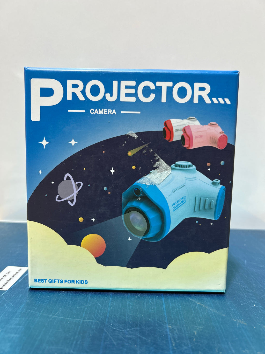 Cámara para niños con proyector, pantalla grande 1080P, grabadora de fotografía con trípode y cordón, 32 GB, videocámara para vlogs de 3 a 12 años, regalo de cumpleaños y Navidad, color blanco 